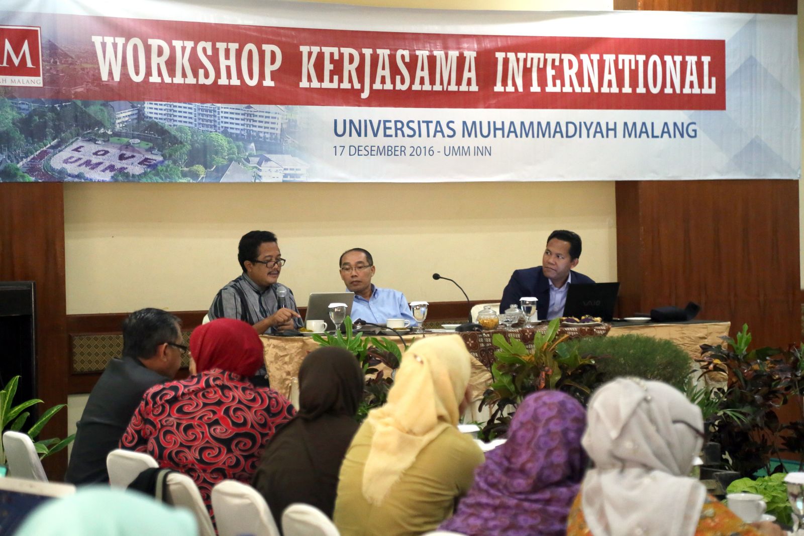 Head of UMM, Dr. Ainur Rofieq KPPA Kes was delivering international achievement that had been achieved